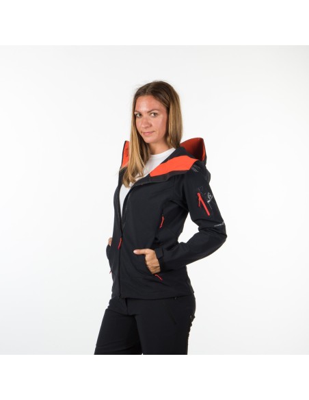 Women's technical jacket North Finder Polana Black