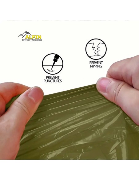 BePrepared Poncho Survival έκτακτης ανάγκης Alpin+θήκη