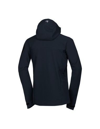 Men's outdoor hoody softshell jacket 3L Fabio Black