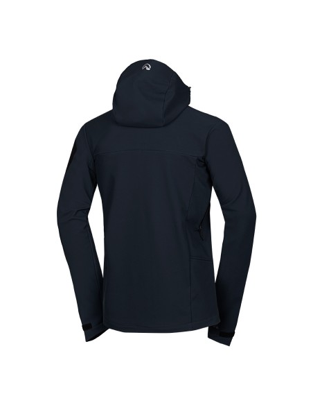 Men's outdoor hoody softshell jacket 3L Fabio Black