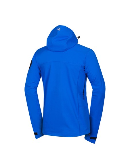 Men's outdoor hoody softshell jacket 3L Fabio Blue