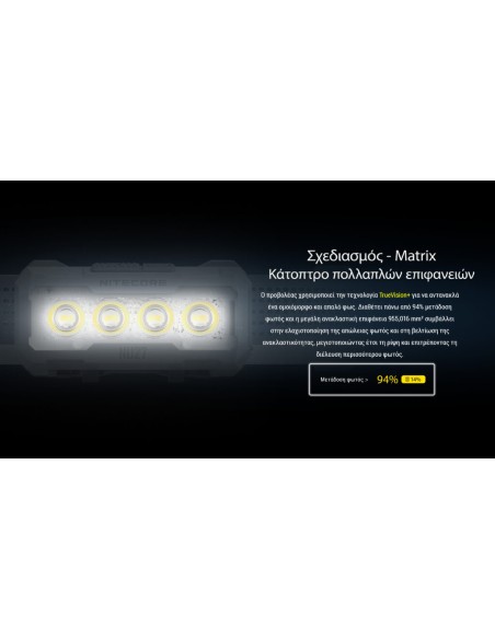 Φακός Κεφαλής LED Nitecore Nu27 - 600 Lumens