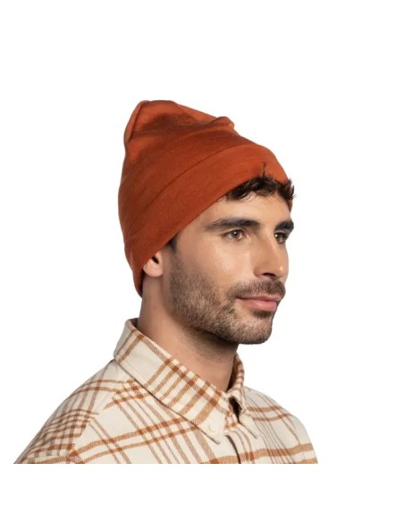 Buff Merino Heavyweight Beanie - Solid Cinnamon - 111170.330.10.