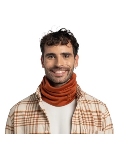 Buff Merino Heavyweight Neckwarmer - Solid Cinnamon - 113018.330
