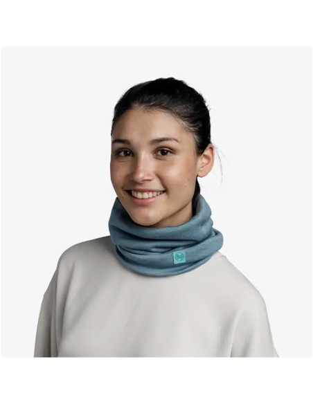 Buff Merino Heavyweight Neckwarmer - Solid Pool - 113018.722.10.