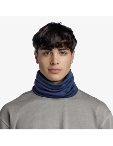 Buff Merino Heavyweight Neckwarmer - Solid Night Blue - 113018.7