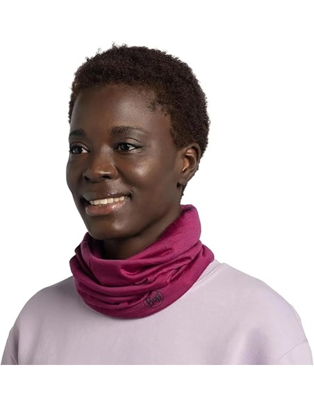 Buff Merino Lightweight Neckwarmer - Solid Magenta - 113010.535.
