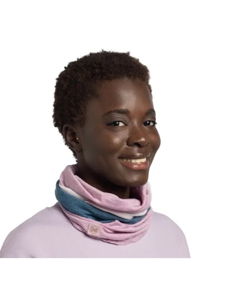 Buff Merino Move Neckwarmer - Solid Camelia - 132890.519.10.00