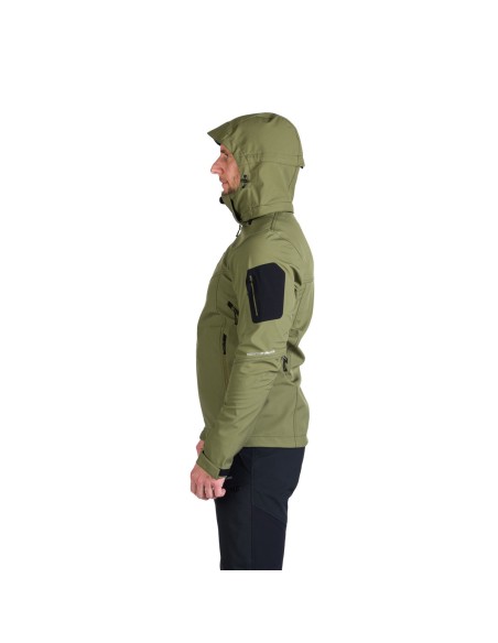 Men's outdoor softshell jacket North Finder Giolio olive