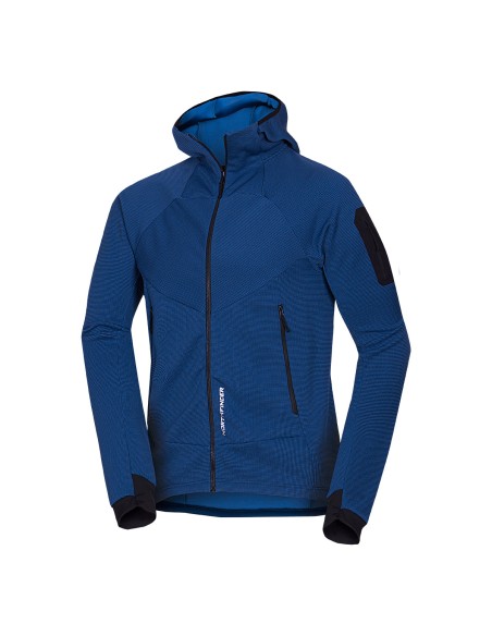 Men's fleece sweatshirt NorthPolar Gioele Blueblack