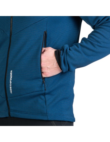 Men's fleece sweatshirt NorthPolar Gioele Blueblack