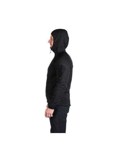Men's fleece sweatshirt NorthPolar Gioele Grey-Black