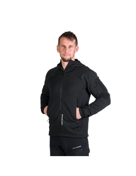Men's fleece sweatshirt NorthPolar Gioele Grey-Black