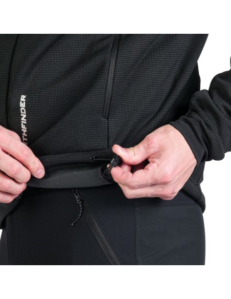 Men's fleece sweatshirt NorthPolar Gioele Grey-Black
