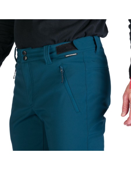 Men's hiking softshell pants Northfinder 3L Mauro Black