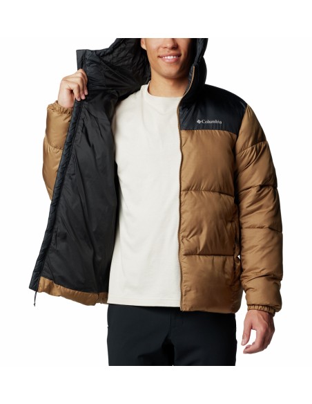 Ανδρικό Μπουφάν Columbia Puffect II Hooded Jacket Delta - Black