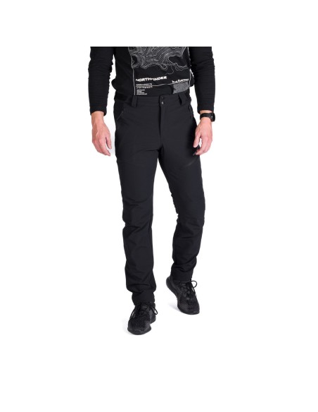 Men's comfortable hiking pants Northfinder Aurelio Black