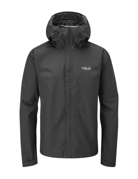 Ανδρικό Αδιάβροχο Rab Downpour Eco Jacket Black
