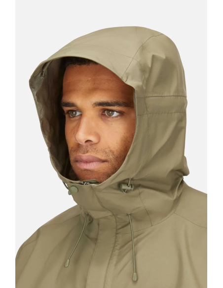 Ανδρικό Αδιάβροχο Rab Downpour Eco Jacket Black