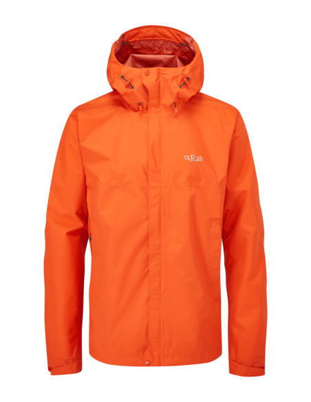 Ανδρικό Αδιάβροχο Rab Downpour Eco Jacket Fire Cracker
