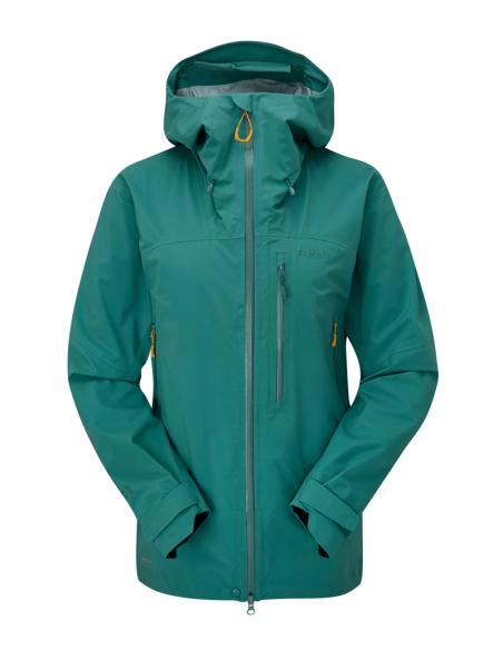 Γυναικείο Αδιάβροχο Rab Firewall Waterproof Jacket Eucalyptus