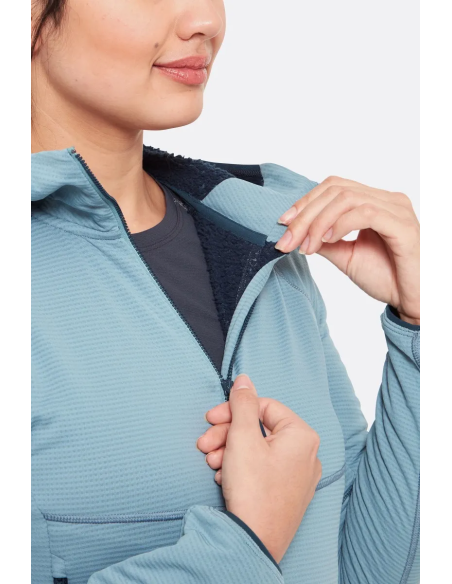 Γυναικείο Fleece Rab Evolute Hoody Beluga