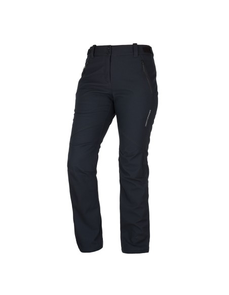 Women's hiking softshell pants North Finder Jayne Black