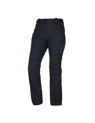 Women's hiking softshell pants North Finder Jayne Black