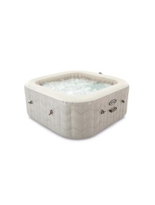 Intex Chevron Deluxe Square Bubble Spa Set (4 ατόμων)