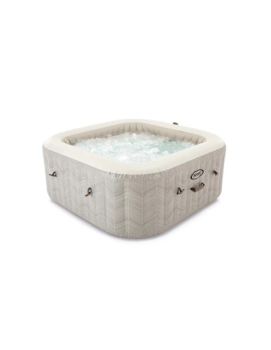 Intex Chevron Deluxe Square Bubble Spa Set (4 ατόμων)