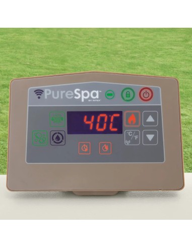Intex Chevron Deluxe Square Bubble Spa Set (4 ατόμων)