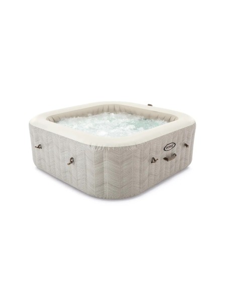Intex Chevron Deluxe Square Bubble Spa Set (6 ατόμων)