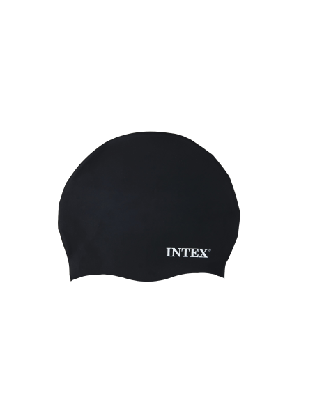 Intex Σκουφάκι Κολύμβησης Σιλικόνης Black