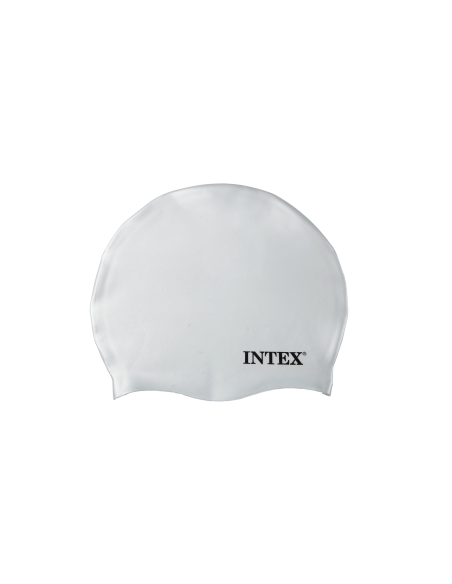 Intex Σκουφάκι Κολύμβησης Σιλικόνης White