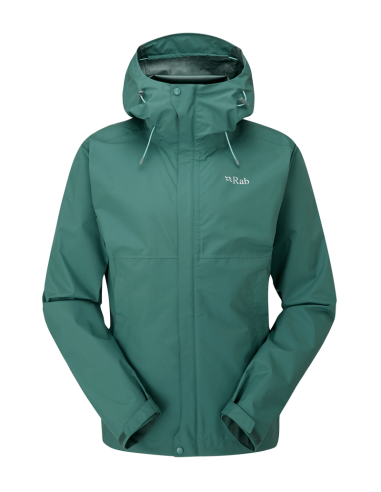 Γυναικείο Αδιάβροχο Rab Downpour Eco Wmns Eucalyptus