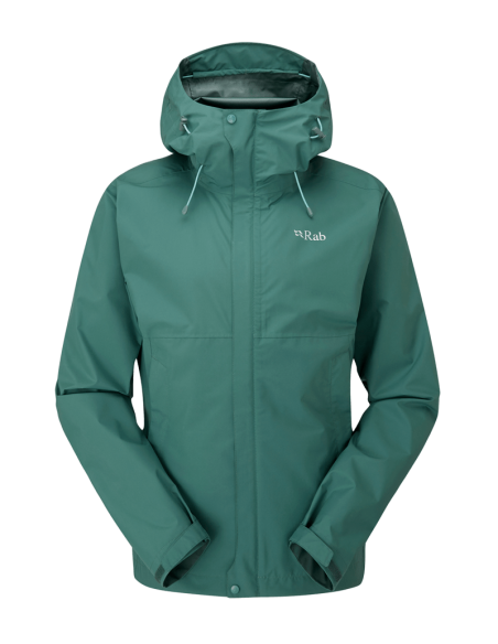Γυναικείο Αδιάβροχο Rab Downpour Eco Wmns Eucalyptus