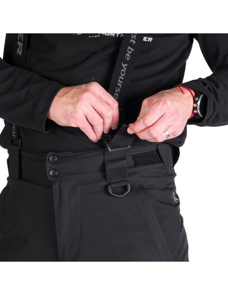 Men's comfortable ski pants North Finder Wilmer Black