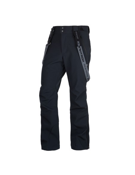 Men's Ski softshell pants pants North Finder Erastus Black