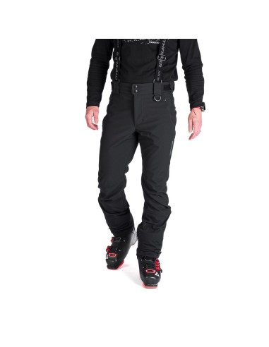 Men's Ski softshell pants pants North Finder Erastus Black