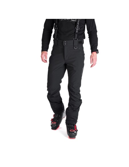 Men's Ski softshell pants pants North Finder Erastus Black