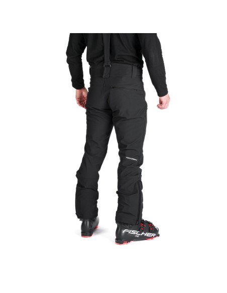 Men's Ski softshell pants pants North Finder Erastus Black