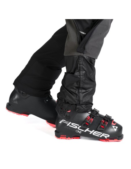 Men's Ski softshell pants pants North Finder Erastus Black