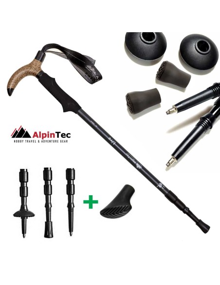 Μπατόν AlpinTec Live A-Shock T-Shape Grey