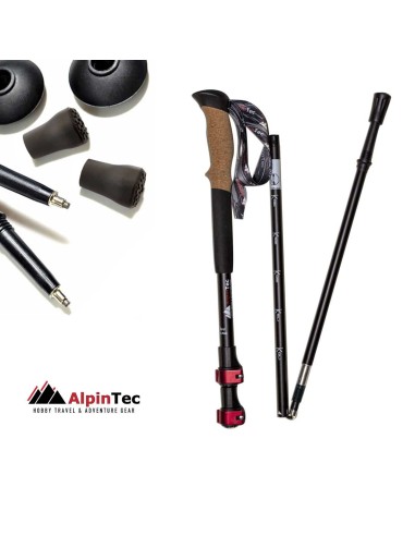 Μπατόν AlpinTec Athos Z-pole Black