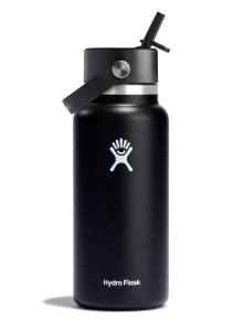 Θερμός Hydro Wide Flex Straw Cap 946ml - Black
