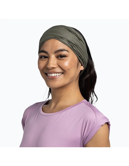 Buff® Coolnet UV Neckwarmer - Solid Khaki - 119328.854.10.00
