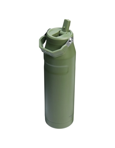 Θερμός Stanley The IceFlow™ Bottle with Flip Straw 1.06L - Dried Pine