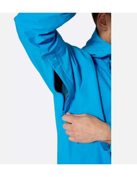 Ανδρικό Αδιάβροχο Jacket Rab Downpour Maya Blue