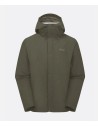 Ανδρικό Αδιάβροχο Jacket Rab Downpour Army