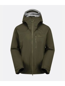Ανδρικό Αδιάβροχο Jacket Rab Firewall Olive